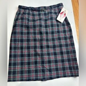 Pendleton vtg authentic‎ black stewart tartan skirt